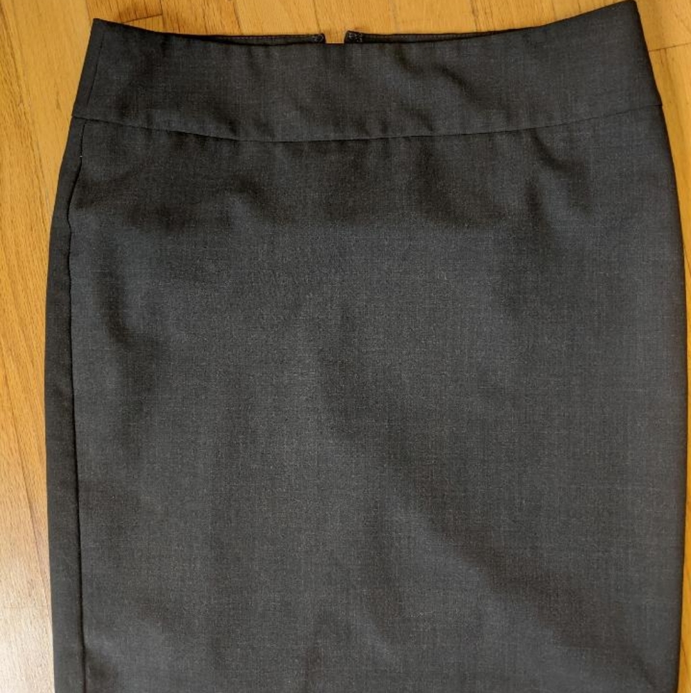 Express brown pencil skirt